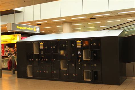 amsterdam airport lockers for luggage.